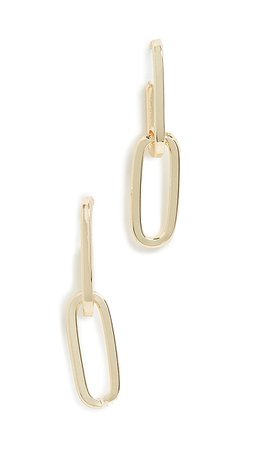 Jules Smith Elongated Double Hoop Earrings | SHOPBOP | New To Sale, Up to 70% Off New Styles to Sale