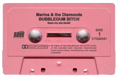 marina & the diamonds cassette tape