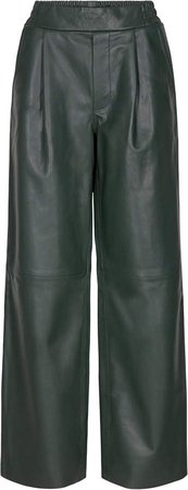 Remain Duchesse High-Rise Leather Pants