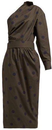 Angolo Dress - Womens - Brown Print
