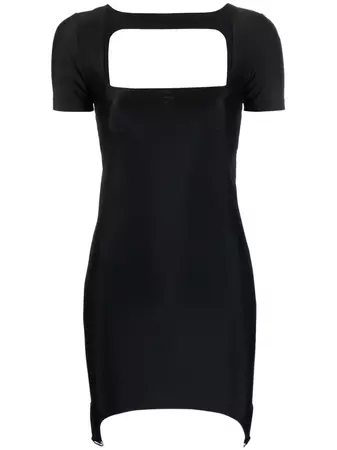 Courrèges square-neck cut-out Mini Dress - Farfetch