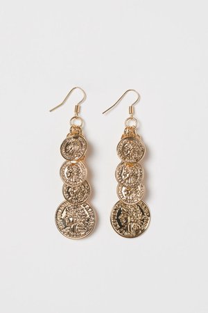 Long earrings - Gold-coloured - Ladies | H&M GB