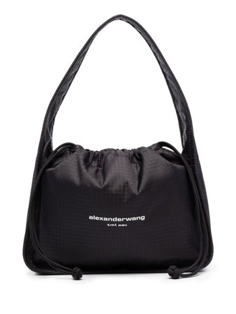 Alexander Wang Ryan logo-print shoulder bag - FARFETCH