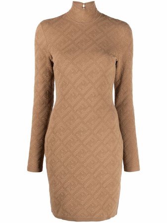 Fendi long-sleeve Knitted Dress - Farfetch