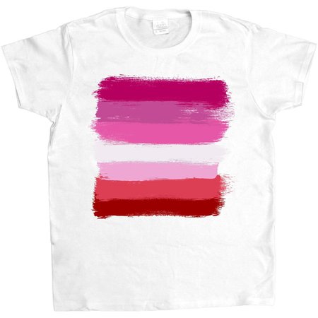 lesbian flag shirt