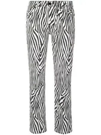 FRAME Zebra Print Jeans