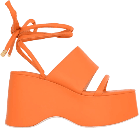 Kat Maconie orange platforms shoes
