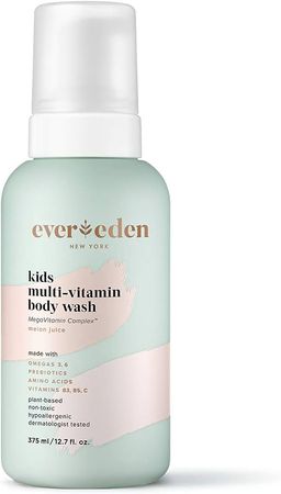 Amazon.com : Evereden Kids Body Wash: Cool Peach, 12.7 fl oz. | Plant Based and Natural Kids Skin Care | Non-toxic and Organic Ingredients | Multi-Vitamin Skin Care for Kids : Beauty & Personal Care