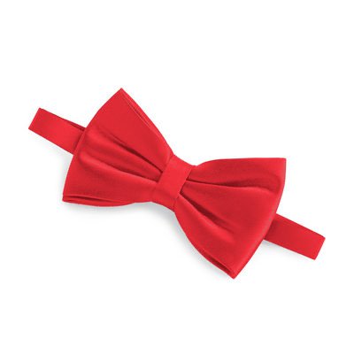 red JJ's House Satin Bow Tie