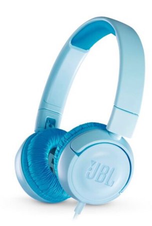 JBL blue wired headphones