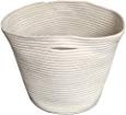 Amazon.com : WHITECLOUD Organic Cotton Rope Basket | 15"x15"x13" White Woven Basket Organizer with Handles for Baby Nursery, Toy Storage, Laundry Hamper; Kids Toys; Soft, Safe, Eco-Friendly, Neutral Color : Baby