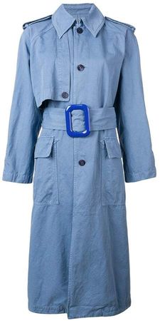 relaxed fit trench coat