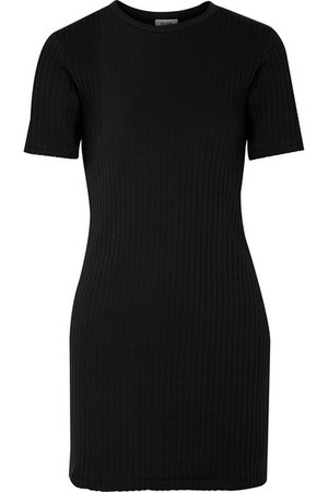 RE/DONE | 60s ribbed cotton-jersey mini dress | NET-A-PORTER.COM