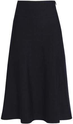 Wool-blend Midi Skirt