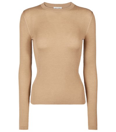 Saint Laurent - Long-sleeved cashmere sweater | Mytheresa