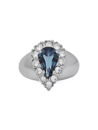 Shop Saint Laurent Emerald Princess Ring in Metal | Saks Fifth Avenue