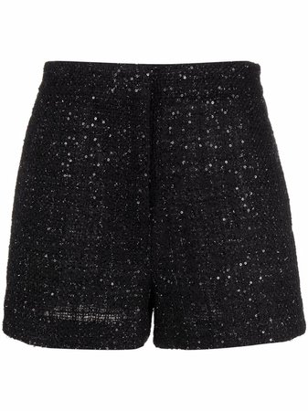 Maje Embellished Fitted Shorts