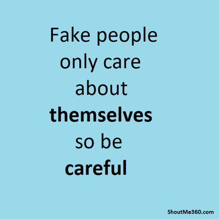 Top Fake People Quotes and Sayings - ShoutMe360