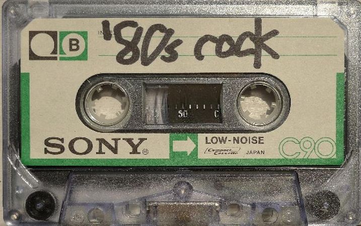 '80s rock cassette