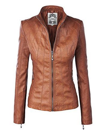 brown woman leather coats - Google Search