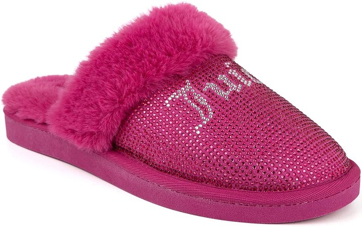 Amazon.com | Juicy Couture Womens Kisses Womens Slide Sandals, Beach Sandals for women, Flip Flops Sandals, Pool Slides Shoes, Size 6 Pink Multi | Slides