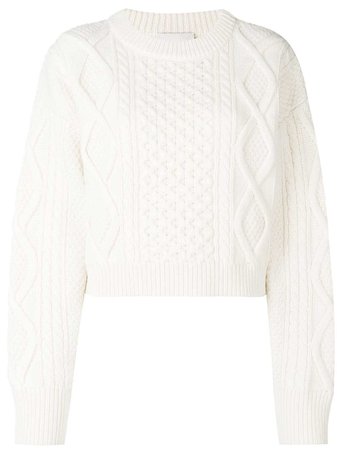 3.1 Phillip Lim Cropped cable-knit Sweater - Farfetch