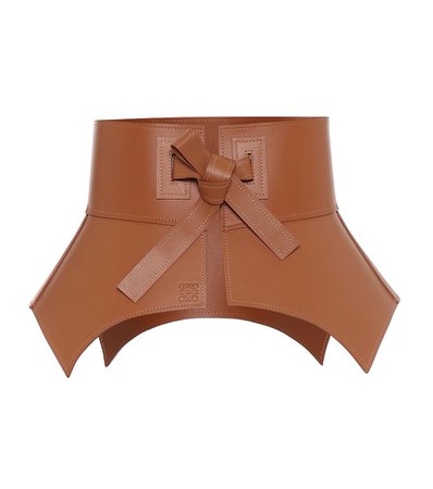 Loewe - Obi leather corset belt | Mytheresa