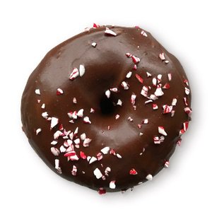peppermint chocolate donut