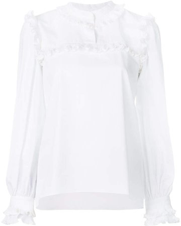 Parlor flared blouse