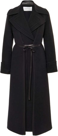 Valentino Belted Wool Coat