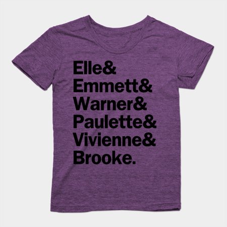 Legally Blonde Characters | Purple T-Shirt
