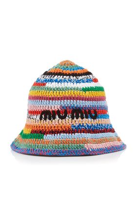 Crocheted Bucket Hat By Miu Miu | Moda Operandi