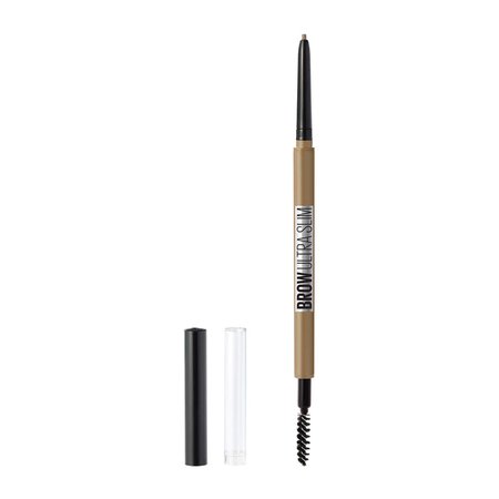 Amazon.com : Maybelline New York Brow Ultra Slim Defining Eyebrow Makeup Mechanical Pencil with .55 MM Tip & Blending Spoolie For Precisely Defined Eyebrows, 250 BLONDE : Beauty & Personal Care