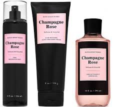 champagne rose bath and body works - Google Search