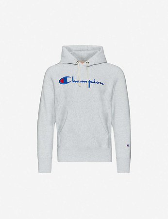 CHAMPION - Logo-print cotton-jersey hoody | Selfridges.com