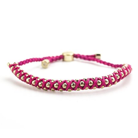 BFF Pink Cord Bracelet | Bracelets | lookluv.com