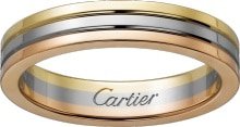 CRB4052200 - Trinity wedding band - White gold, yellow gold, pink gold - Cartier