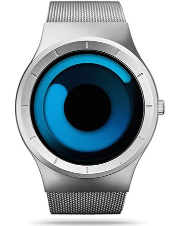 Amazon.com: SINOBI Fashion Futuristic Cool Watch Men Original No Hands Design Watch Men Steel Mesh Men's Watch Relogio Masculino Creative Quartz Wristwatch : Clothing, Shoes & Jewelry
