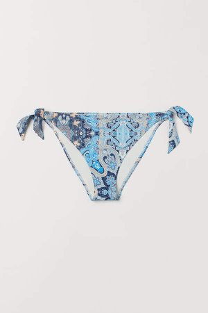 Tie Bikini Bottoms - Blue