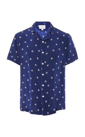 MO Exclusive Short Sleeve Dice Button Down by HVN | Moda Operandi