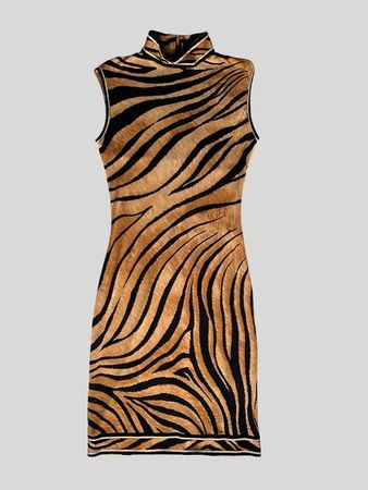 Leonard Paris Tiger Print Dress
