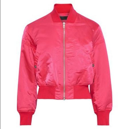 hot pink bomber jacket