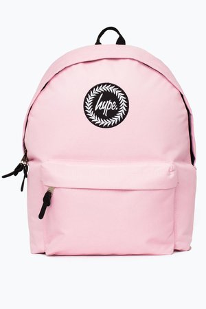 HYPE BABY PINK BADGE BACKPACK - HYPE®