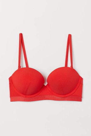 Super Push-up Bikini Top - Red
