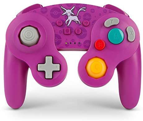 Amazon.com: PowerA Wireless GameCube Style Controller for Nintendo Switch Purple: Video Games