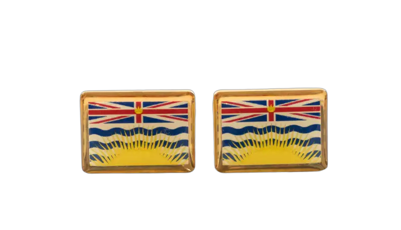 British Columbia Flag Cufflinks