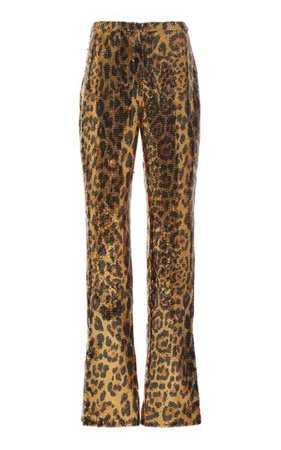 Sequined Leopard Pants By Paco Rabanne | Moda Operandi