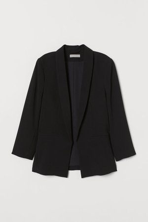 Straight-cut Jacket - Black - Ladies | H&M US