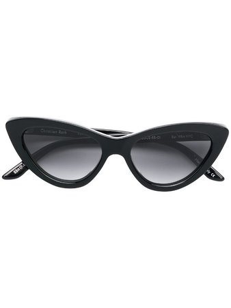 Christian Roth black Firi cat eye sunglasses