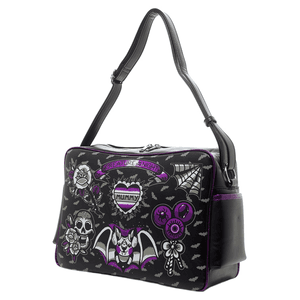 Creature Bat Purple Diaper Bag & Changing Mat by Sourpuss